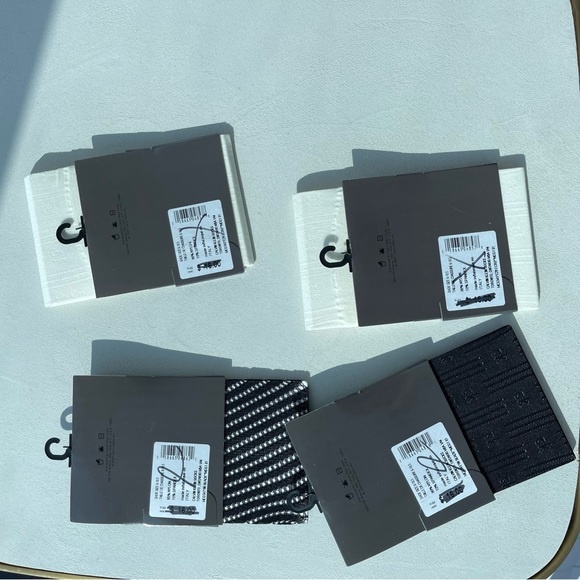 Calvin Klein new trouser socks in black Made in Italy bundle of 4 - Picture 3 of 3